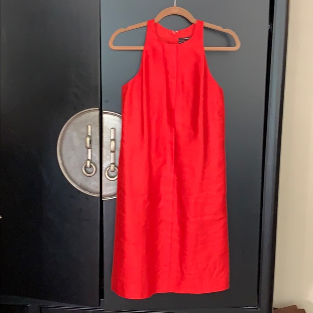 Club Monaco Red Silk dupion Dress